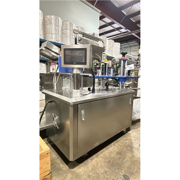 PANASONIC TOUCH SCREEN STAINLESS STEEL COMMERCIAL MOBILE LABELLING SYSTEM