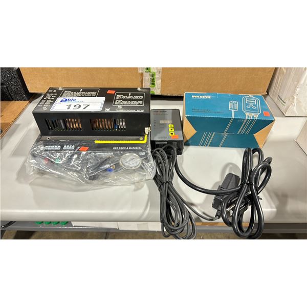 JND ADVANCED 982A DISPENSING CONTROLLER, TURBOTRONIK NT 12 TURBO PUMP CONTROLLER & 2 HUMIDITY