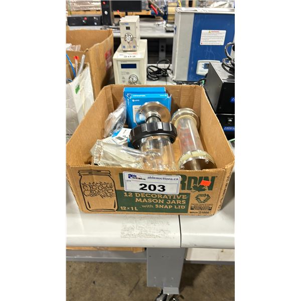 UHPPOTE POWER SUPPLY CONTROL, ASSORTED WHATMAN FILTER PAPERS, ASSORTED POWER SWITCHES & COMMERCIAL