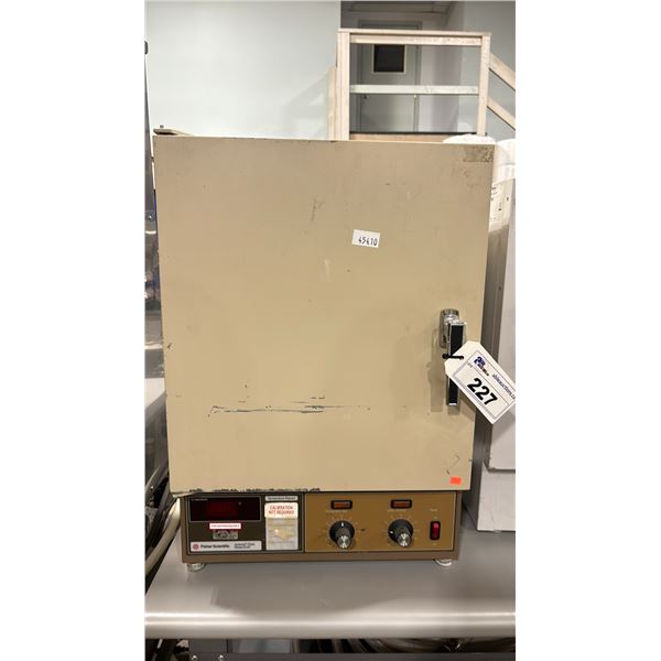 FISHER SCIENTIFIC 615F COMMERCIAL LABORATORY TEMPERATURE CONTROLLED ISOTEMP OVEN WITH POWER CABLE