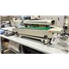 Image 1 : DING YE MACHINERY COMMERCIAL ELECTRIC TABLE TOP CONVEYOR HEAT SEALER WITH POWER CABLE