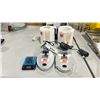 Image 1 : 2 OP ELECTRIC TABLE TOP WATER BATHS, 2 OP ELECTRIC COMMERCIAL LABORATORY TEST TUBE AGITATORS, &