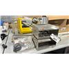 Image 1 : ASSORTED COMMERCIAL LABORATORY STAINLESS STEEL TEST TUBE TRAY, BEAKER TRAY, MACHINE PARTS, &