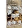 Image 2 : BOX OF PLASTIC PETRI DISHES, FILTERING MESH, & COMMERCIAL LABORATORY RACKS