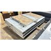 Image 1 : INTERNATIONAL VAULT & CO STAINLESS STEEL SECURITY DOOR ( 88"H X 54.5"W ) * ONE PANEL IS DENTED *