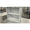 Image 1 : WHITE STEELCASE ( RBC15302A ) 30"W 2 TIER BOOKCASE