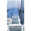 Image 2 : 8 SCAFFOLD DEPOT 8' GALVANIZED STEEL SCAFFOLDING STAIR RISERS WITH DUAL HANDRAILS
