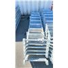 Image 2 : 6 SCAFFOLD DEPOT 8' GALVANIZED STEEL SCAFFOLDING STAIR RISERS WITH DUAL HANDRAILS