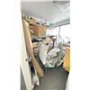 Image 2 : *O/S* ENTIRE CONTENTS OF UPSTAIRS; PARTS STORAGE WITH 2 METAL SHELVIN UNITS, LUNCHROOM WITH TABLE,