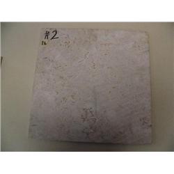 #2- Crate of tile - Travertine - Medium walnut - 18x18 - 360 square feet - approx. retail value $2,4