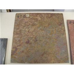 #22-Crate of tile - Slate - Autumn gold - 16x16 - 245 square feet - approx. retail value $737.45; Sl