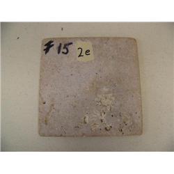 # 15 Crate of tiles - Travertine - Tumbled chocolate - 6x6 - 158 square feet - approx. retail value 