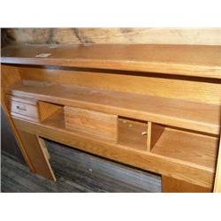 Oak double head board (128)