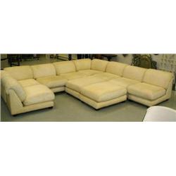 White ten-piece sectional (127)