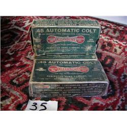 .45 ACP- old, collectable  boxed ammo (86)