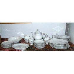 Set of gold rimmed dishes WAWEL made in Poland (129)