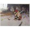 Image 2 : CHOICE on 6: 2 pieces-Print by Scott Kennedy called "The Silent Observer" done in 1994- 11 x 24-1/2"