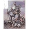 Image 4 : CHOICE on 6: 2 pieces-Print by Scott Kennedy called "The Silent Observer" done in 1994- 11 x 24-1/2"