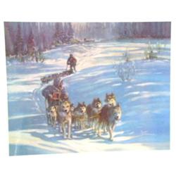 CHOICE on 6: signed and numbered print by Scott McDaniel 196 of 950- 22 x 27-1/2 (23)