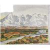 Image 3 : CHOICE on 6: 2 pieces- mountain range by David L. Powers- 6-1/2 x 22; James Belcher "Sunrise"- 21 x 