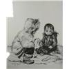 Image 2 : CHOICE on 6: 2 pieces- signed Doug Lindstrand print 16 x 12; print done by Higgins in 1973- 20 x 16 