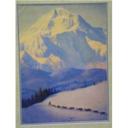 CHOICE on 6: Fred Machetanz poster, double-matted- 21 x 16 (23)