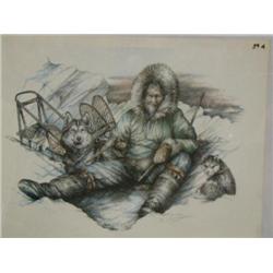 CHOICE on 6: signed and numbered Doug Lindstrand print 6 of 950- 20 x 26 (23)