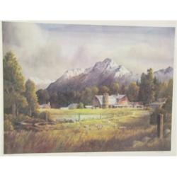 CHOICE on 6: signed and numbered print called "Matanuska State Fair 50th Anniversary" 119 of 950 by 