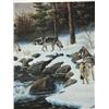 Image 2 : CHOICE on 6: signed and numbered print by Rick Kelley done in 1990 called "Wolf Creek" 343 of 1250- 