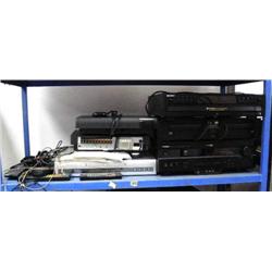 Lot of: Yamaha and assorted stereo equipment and DVD players (128)