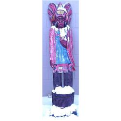 Cigar store Indian- imported- 58" tall (4)