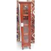 Image 1 : 3-glass sided, 1-door display cabinet- 62-3/4 x 14-3/4 x 15-1/2 (4)