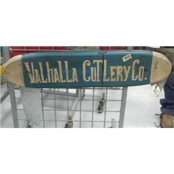 Valhalla Cutlery CO. wood hanging sign (4)