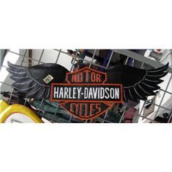 Metal Harley Davidson motorcycle sign (4)