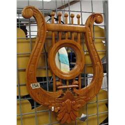 Mirror in shape of a Lyre 24"x17.75" (4)
