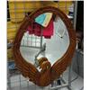Image 1 : Beveled  mirror with swan frame 32"x24.5" (4)
