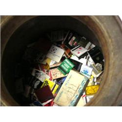 Old dairy container - "Sheboygan Dairy Products Co."  Matches inside (130)