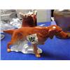 Image 2 : Lot of: moose creamer made in Austria and red pointer dog (130)