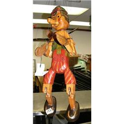 Wooden Pinocchio marionette (4)