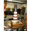 Image 3 : Lot of Nautical décor: 3 model ships, large lighthouse, small metal lighthouse, 3 shadow boxes, 5 fr