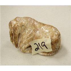 Walrus made from bone- 1-3/4" tall, and 2-3/4" wide (2)