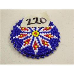 Lot of 3: seal skin heart shaped hair pin, seal skin pendant with walrus, beaded hair pin (2)