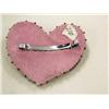 Image 4 : Lot of 3: seal skin heart shaped hair pin, seal skin pendant with walrus, beaded hair pin (2)
