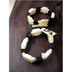 CHOICE on 2 ivory and baleen bracelets (2)