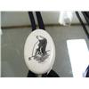 Image 2 : CHOICE on 2 scrimshawed ivory bolo ties: polar bear (2)