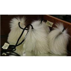 CHOICE on 2 Eskimo yo-yos made from polar bear fur (2)