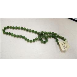 Approx. 16" jade necklace (2)
