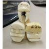 Image 1 : Ivory sculpture of walrus and 2 faces by Mark Seeganna (2)