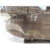 Image 2 : Lot on 2 baleen whales with base: one has "whale stew" recipe etched on side - by Robert Crumley 10/