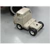 Image 2 : Lot of: Old child's fire truck with bell on hood and Chevron truck (138)